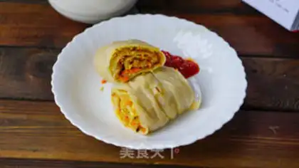Make Carrot egg rolls step 9