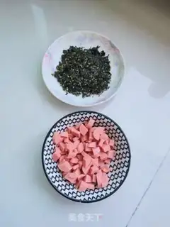 Make Seam fried rice step 1