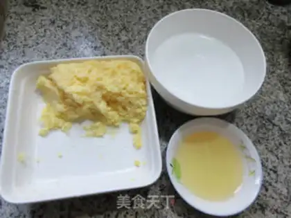Make Yellow pastry step 1