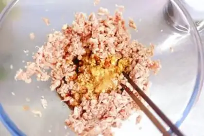 Make Beef milligrams step 1