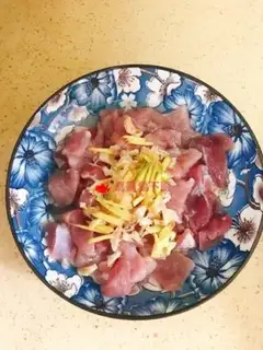 Make Salted fish steam pork step 2