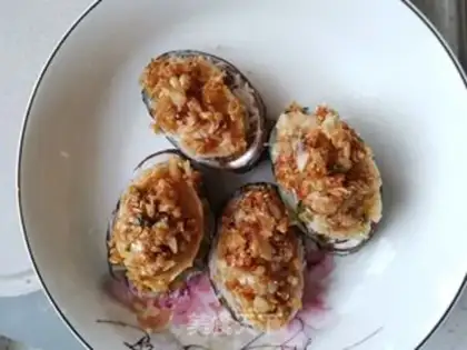 Make Garlic abalone step 8