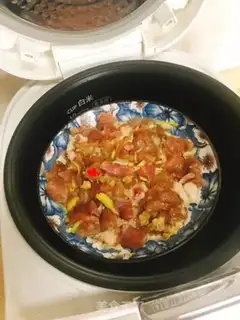 Make Salted fish steam pork step 6