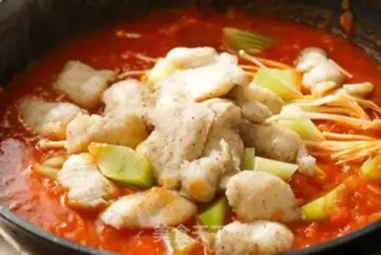 Make Tomato stew of dragonfish step 4