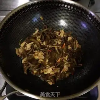 Make Slipped mushrooms and fried meat step 7