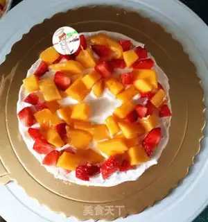 Make Butter fruit cake step 7