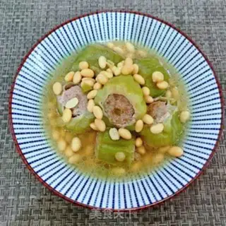 Make Bitter cucumber soup step 15