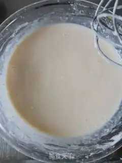Make Peach yogurt cake step 5
