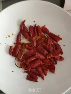 Make Spicy chicken silk step 3