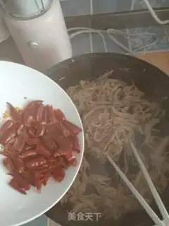 Make Spicy chicken silk step 10