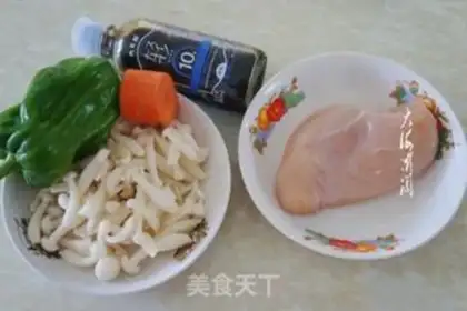 Make Chicken chest, white mushroom step 0