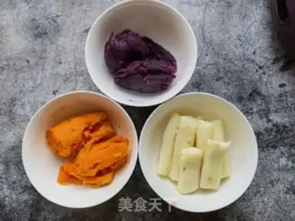 Make Mango yogurt and mashed potatoes step 1
