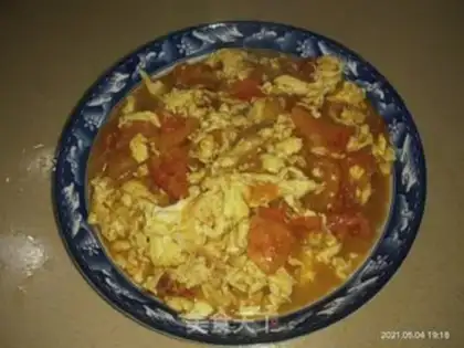 Make Tomato fried eggs step 6