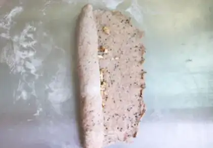 Make All-eat walnut banana buns step 14