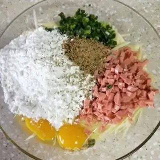 Make Potato pancakes step 2