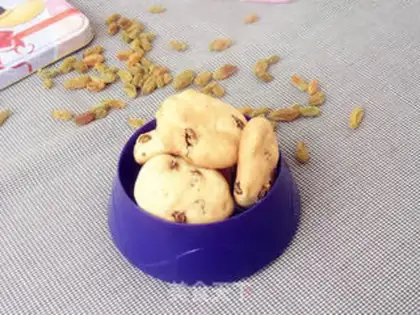 Make raisin cookies step 8
