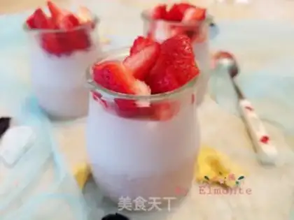 Make Strawberry Simi pudding step 10