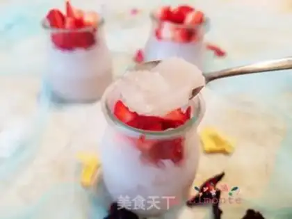 Make Strawberry Simi pudding step 11