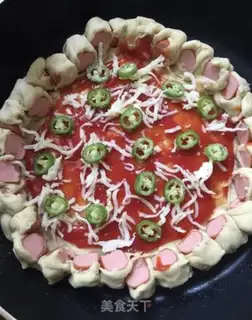 Make Shrimp larvae pizza step 9