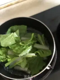Make Green little cabbage soup step 2