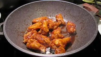 Make Red sauce for chicken wings step 8