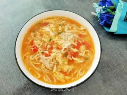 Make Tomato noodle soup step 11