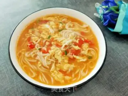 Make Tomato noodle soup step 12