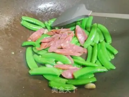 Make Sweet bean fried sausage step 4