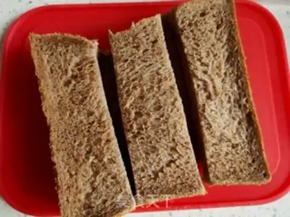 Make The whole wheat toast step 1
