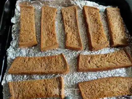 Make The whole wheat toast step 4