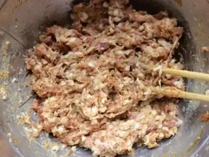 Make Pork dumplings step 10