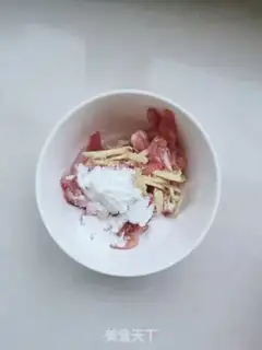 Make Garlic wood and meat step 3