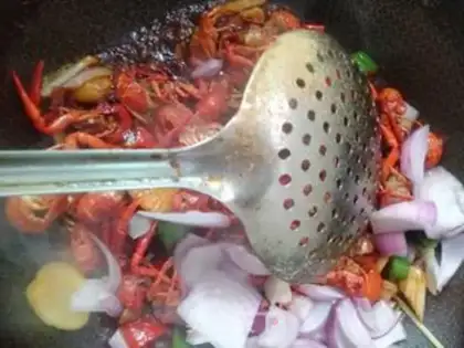 Make Fried lobster step 8