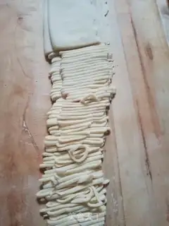 Make Homemade soy noodles step 1