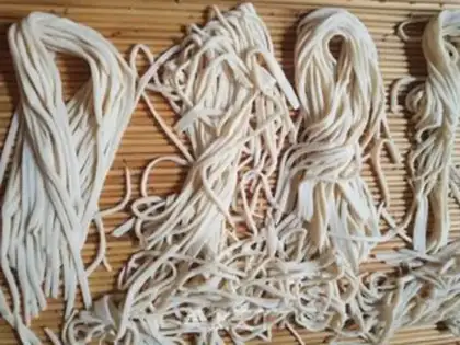 Make Homemade soy noodles step 3