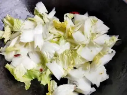 Make A fan of cabbage step 4