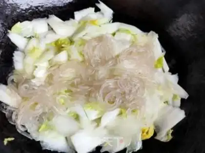 Make A fan of cabbage step 5