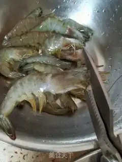 Make Spicy shrimp step 1