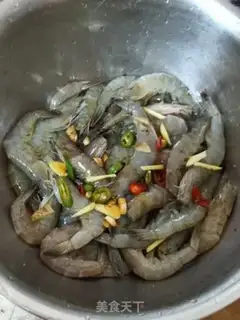 Make Spicy shrimp step 2