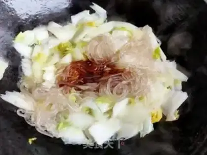 Make A fan of cabbage step 7