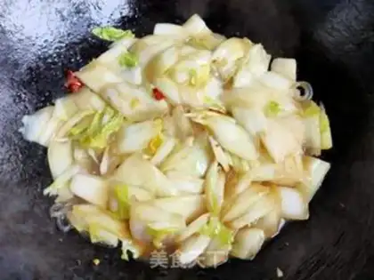 Make A fan of cabbage step 10