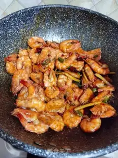 Make Spicy shrimp step 10