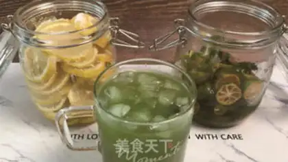 Make Sweet, sour, sweet, green tea step 12