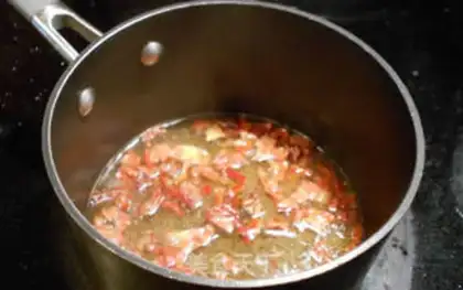 Make Cheese and shrimp step 1
