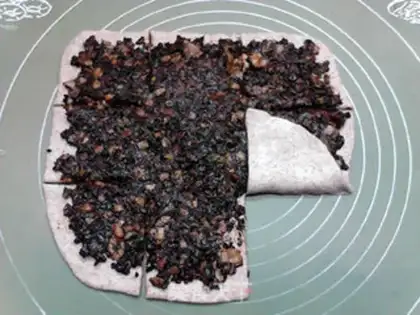 Make Soy mushrooms, black all-wheat step 21