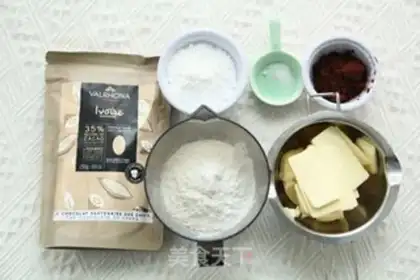 Make Chocolate ring cookies step 0