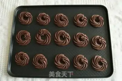Make Chocolate ring cookies step 11