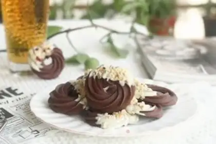 Make Chocolate ring cookies step 17