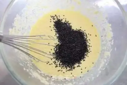 Make Black sesame egg rolls step 5
