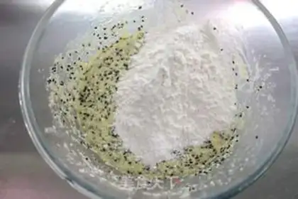 Make Black sesame egg rolls step 6